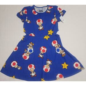 Super Mario toad dress girls size large